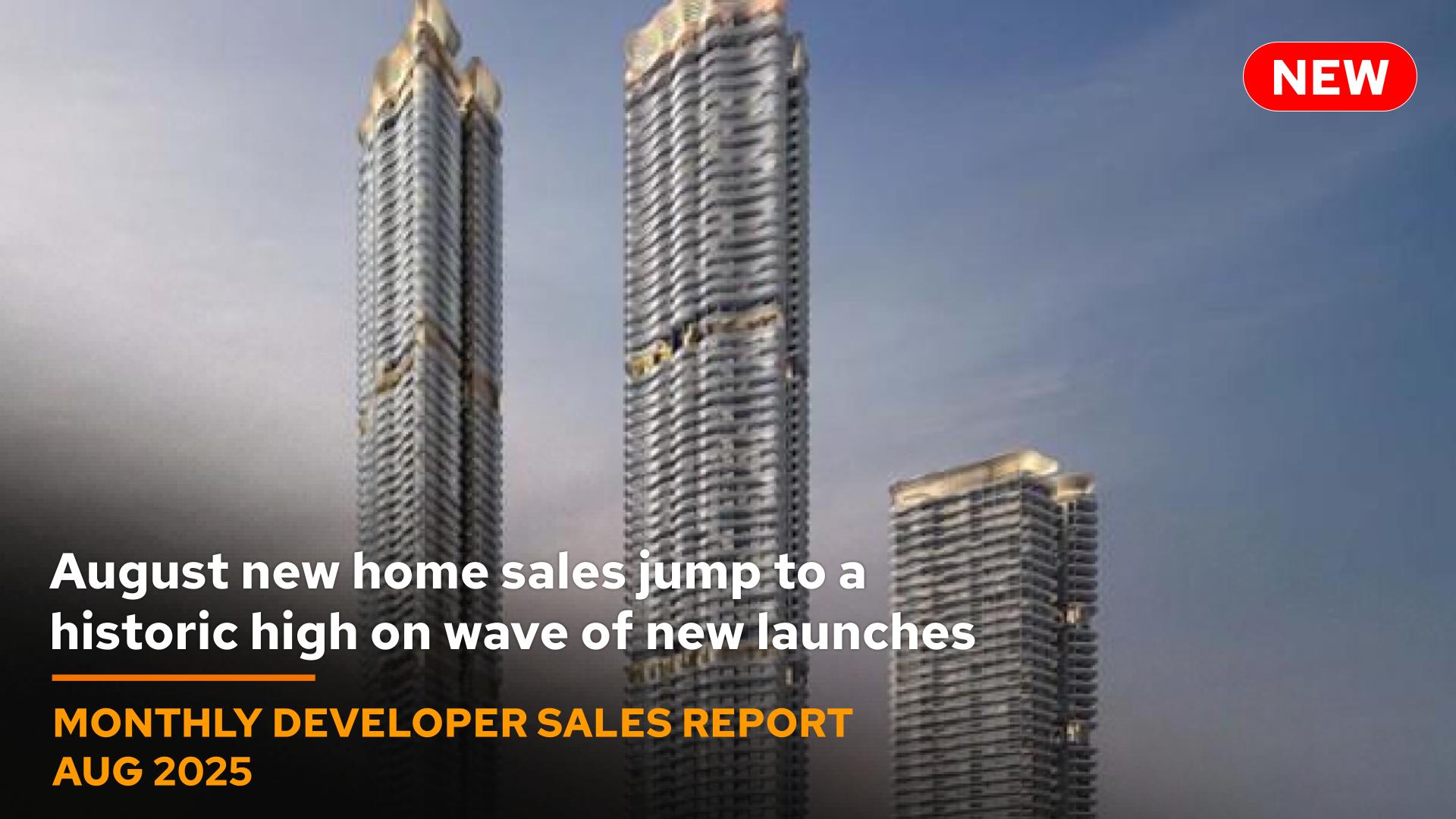 Monthly Developer Sales August 2025